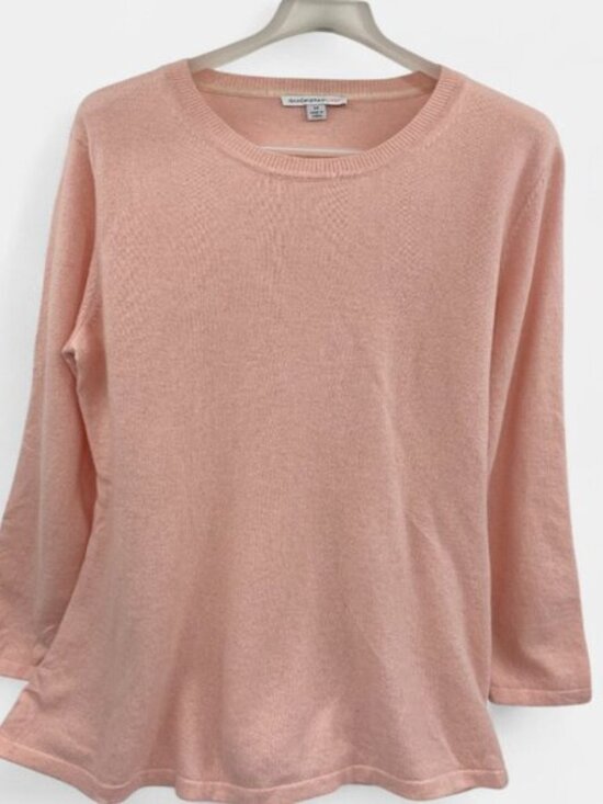 Isaac Mizrahi Sweaters - Isaac Mizrahi Live Cashmere Sweater Dress Pink Long Sleeve Women's M